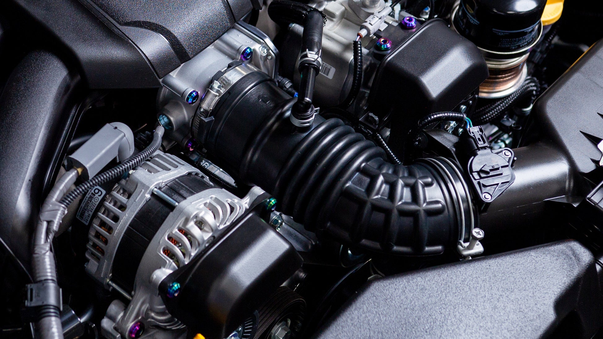 Titanium Hardware Pulley Cover Kit - Subaru FA20D/FA24D Engine