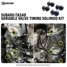 Titanium Hardware Variable Valve Timing Solenoid Kit - Subaru FA24D Engine