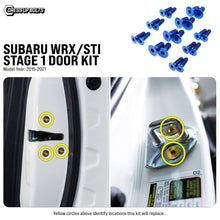 Stage 1 Titanium Hardware Door Kit - Subaru WRX/STI (2015-2021)