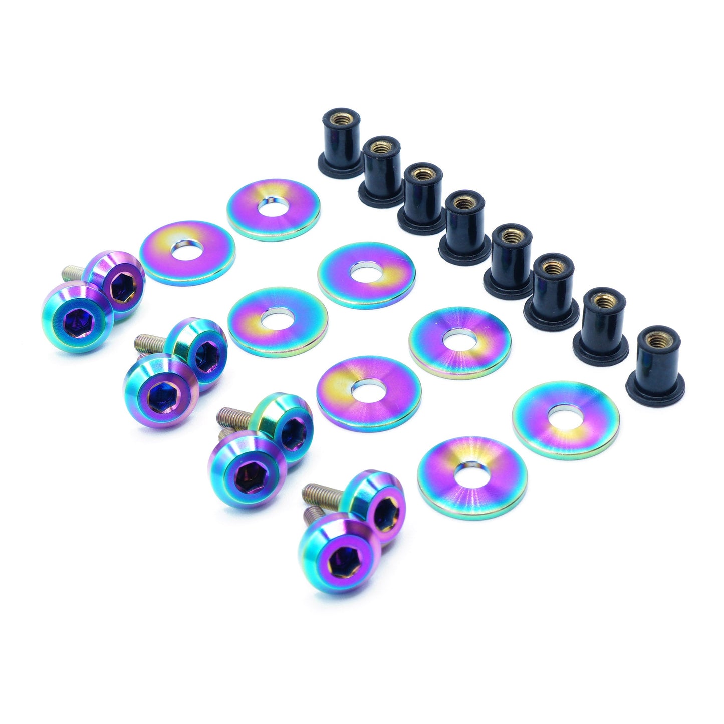 Titanium Hardware Plastic Clip Delete Trunk Kit - Subaru WRX/STI (2015-2021)