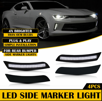 CAMARO 16-24 FRONT/REAR SMOKED LED SIDE MARKERS