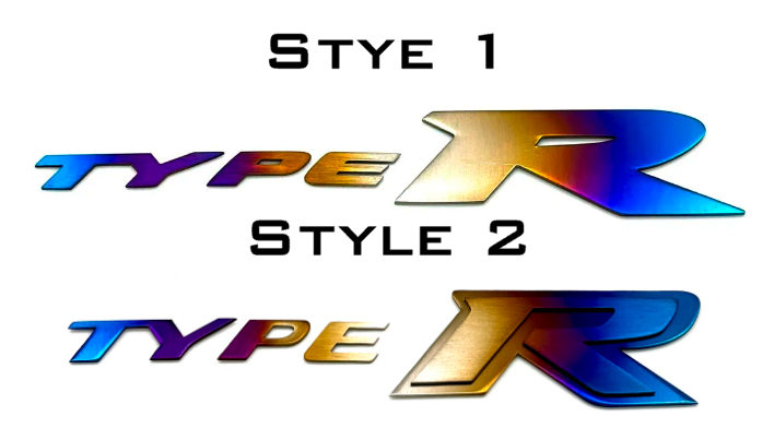JDC Titanium Honda "Type R" Badge (FK8/FL5)