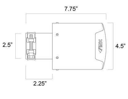 4.5" Slip-On Single Tip