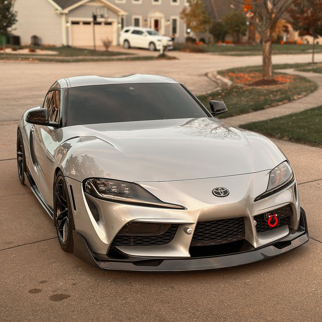 Carbon Fiber Supra AG Style Front Lip - MKV A90/A91
