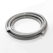 -4AN Stainless Steel Braided Flex Hose with Reinforced Rubber Liner - 20 Foot Length