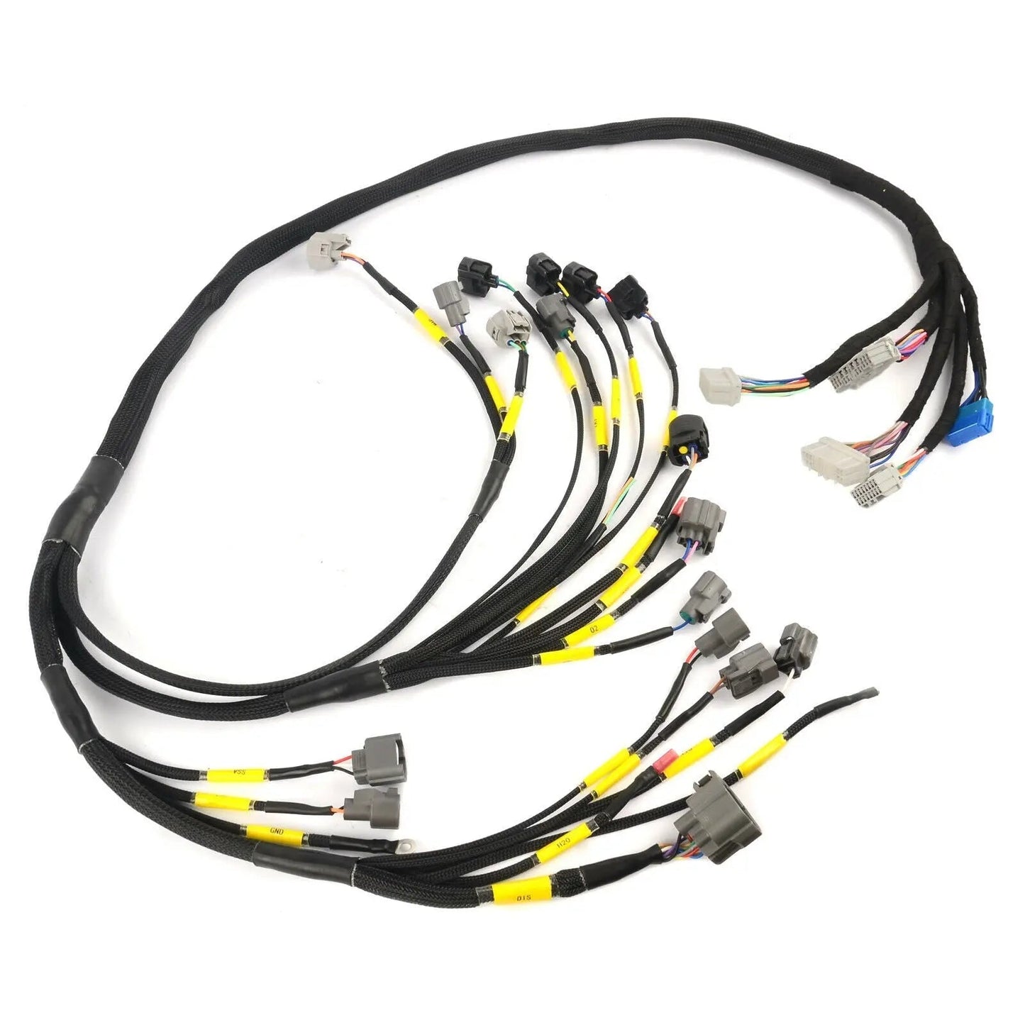 D & B-Series OBD2 Engine Tucked Engine Harness Kit w/ Subharness | 92-96 Honda Prelude