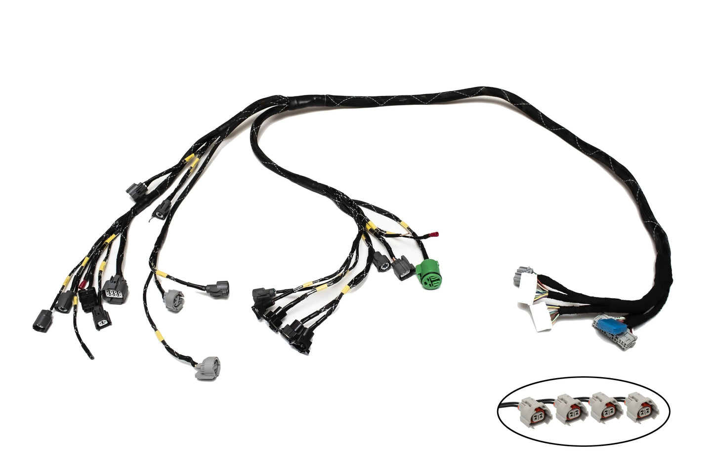 D & B-Series OBD1 Tucked Engine Harness Kit w/ Subharness | 99-01 Civic EK