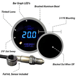 2-1/16" Wideband Digital Air Fuel Ratio kit-Blue LCD