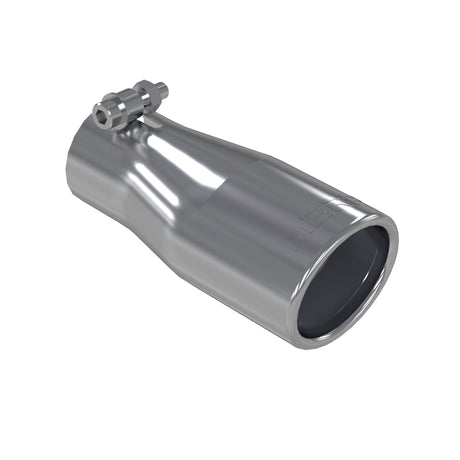 MBRP Exhaust Tip; 3 In. O.D. Oval 2in. Inlet 7 1/16in. Length; T304