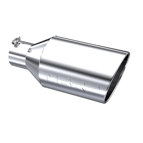 MBRP Exhaust Tip; 8in. O.D.; Rolled End; 4in. Inlet 18in. In Length; T304