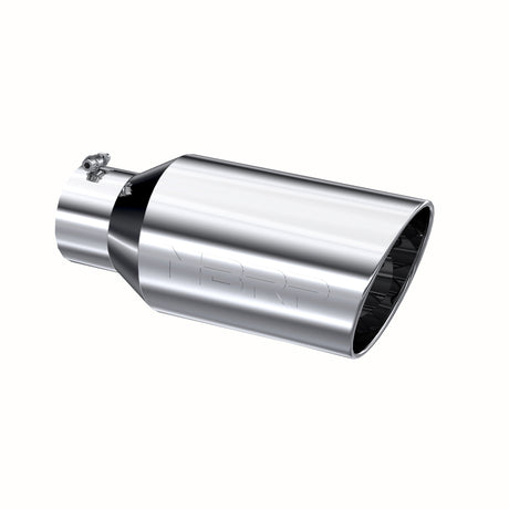 MBRP Exhaust Tip; 8in. O.D.; Rolled End; 5in. Inlet 18in. In Length; T304