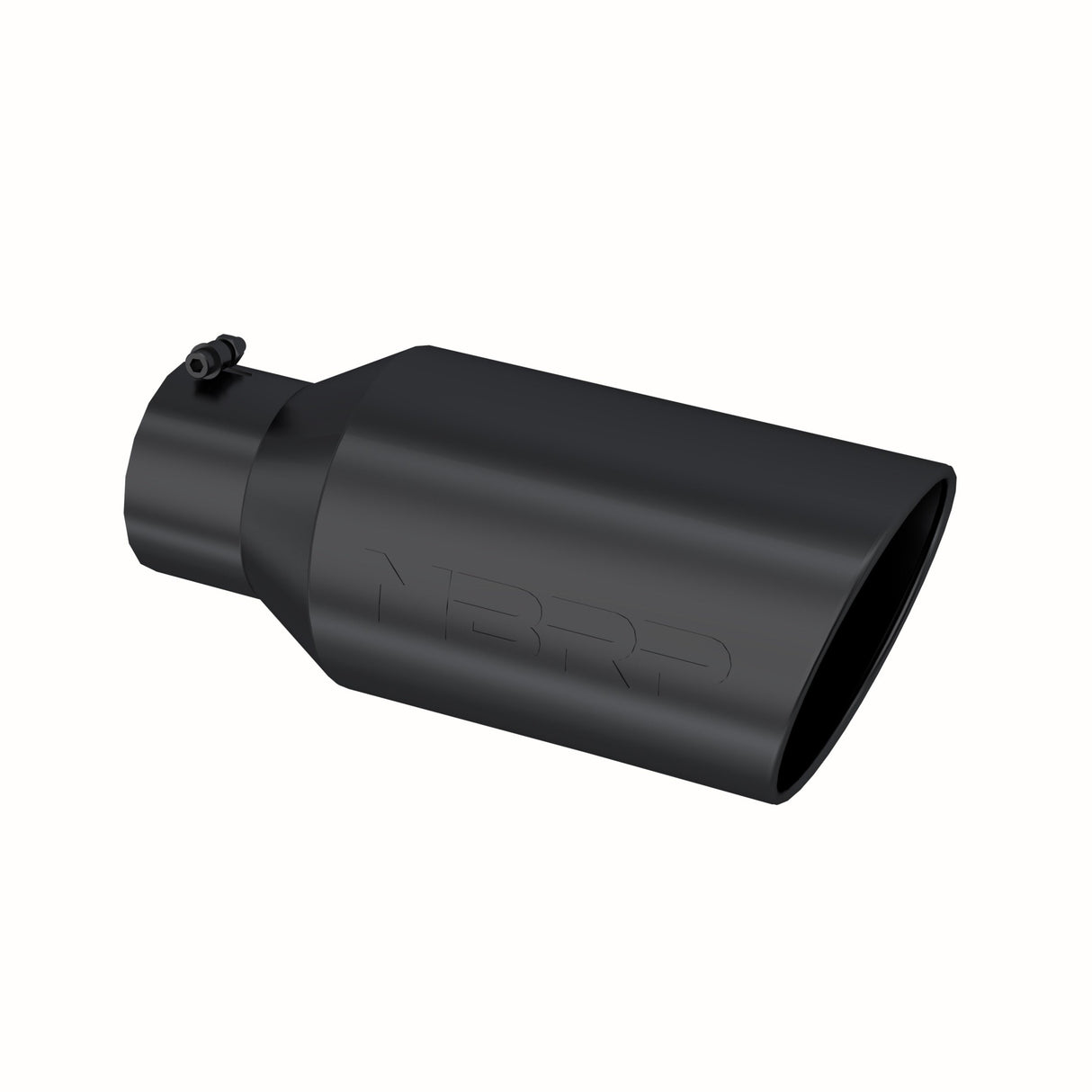 MBRP Exhaust Tip; 8in. O.D.; Rolled End; 5in. Inlet 18in. In Length; Black Coated