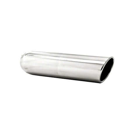 MBRP Exhaust 4in. OD; 2.5in. Inlet; 16in. In Length; Angled Cut Rolled End; Weld On; T304