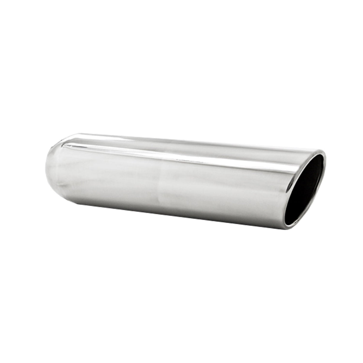 MBRP Exhaust 4in. OD; 3in. Inlet; 16in. In Length; Angled Cut Rolled End; Weld On; T304