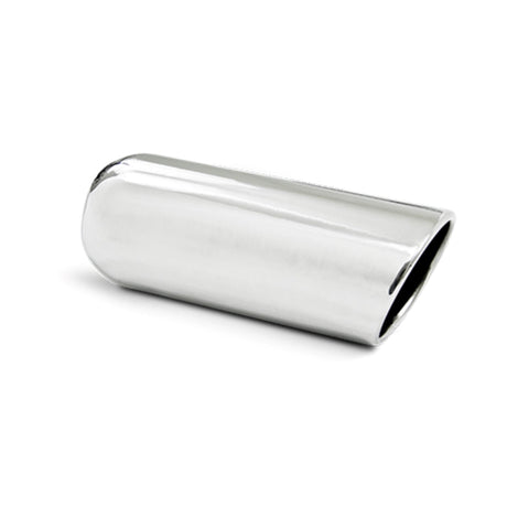 MBRP Exhaust 4in. OD; 2.5in. Inlet; 12in. In Length; Angled Cut Rolled End; Weld On; T304
