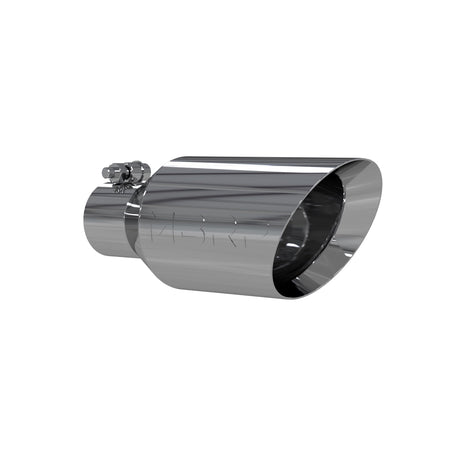 MBRP Exhaust Tip; 4 1/2in. O.D.; DW Angle Rolled End; 2 1/2in. Inlet 11in. In Length; T304