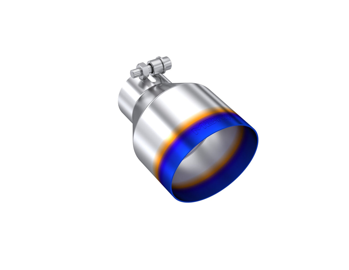 MBRP Exhaust Tip; 4.5in OD Out; 2.5in ID; 6.5in Length; Angle Cut; Single Wall; T304 BE
