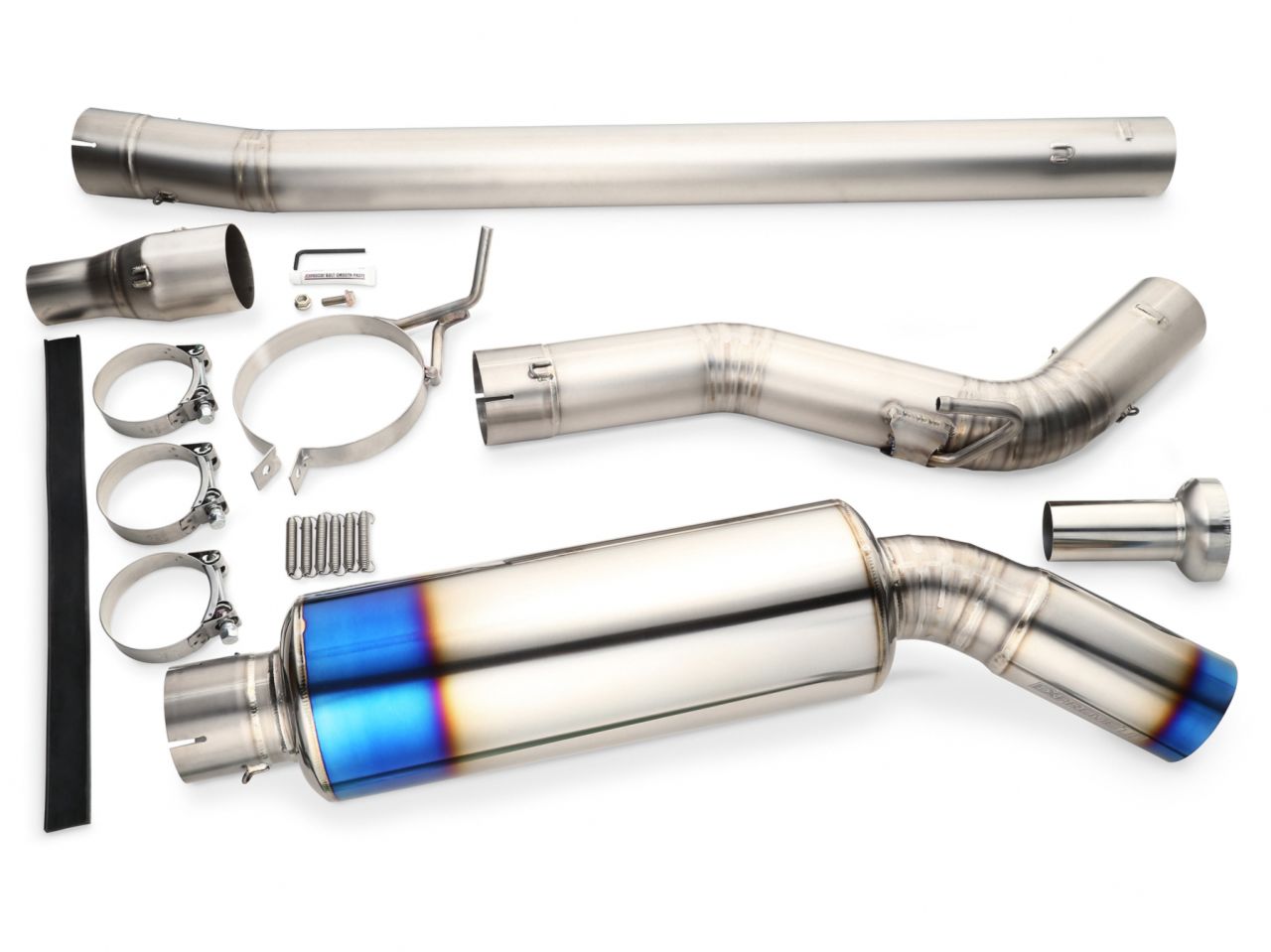 Tomei Expreme Ti Full Titanium Muffler 2015+ Ford Mustang EcoBoost 80mm