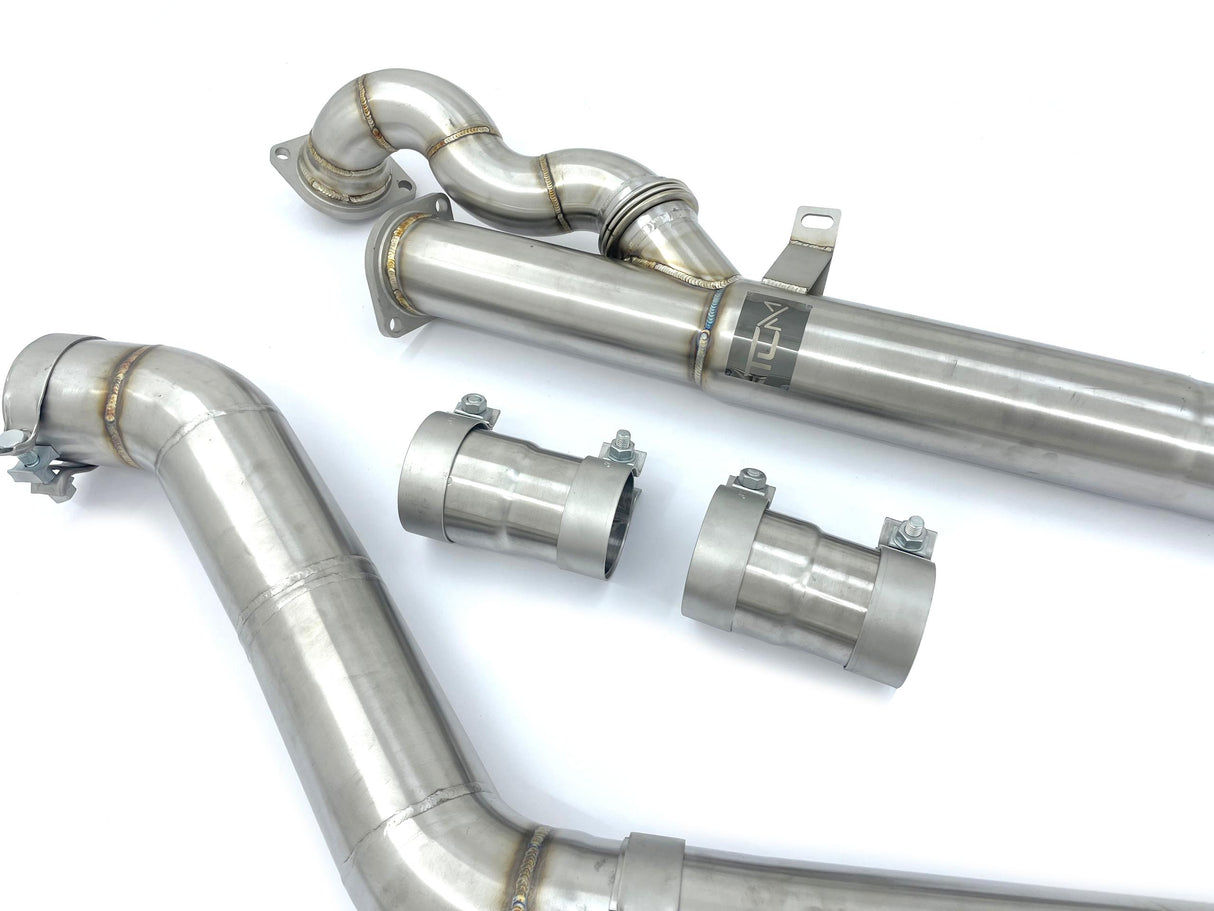 TCM S-Type Single 3.5" Midpipe w/Brace BMW M3 | M4 G80 G82 G83 S58