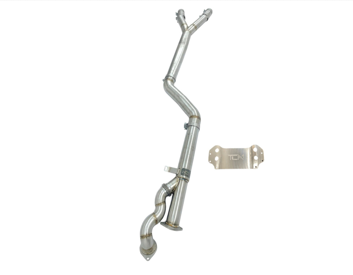 TCM S-Type Single 3.5" Midpipe w/Brace BMW M3 | M4 G80 G82 G83 S58