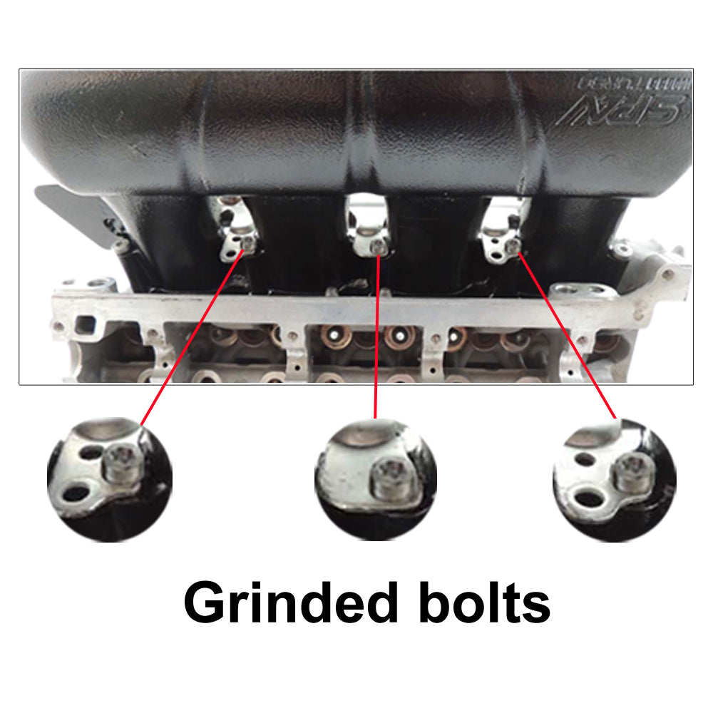 2.0L TSI / FSI T3 Twin Scroll Turbo Exhaust Manifold Transverse Engines + aluminum intake manifold - Black
