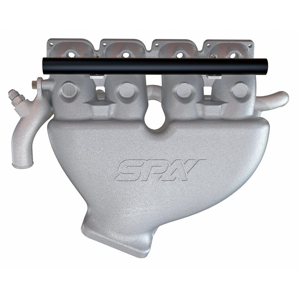 Cast Aluminum Intake Manifold for longitudinal VW/AUDI 1.8T with 4 injectors Fuel Rail Kit (OEM throttle)