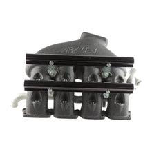 Cast Aluminum Intake Manifold for longitudinal VW/AUDI 1.8T with 8 injectors Fuel Rail Kit (OEM throttle) Black