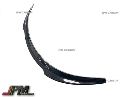 [JPMCarbon] MX Style Carbon Fiber Trunk Spoiler Fits For 2017-2023 Tesla Model 3 Only