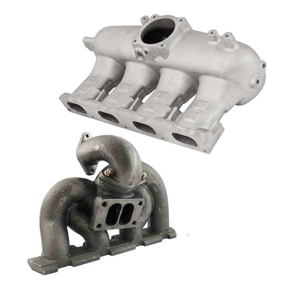 2.0L TSI / FSI T3 Twin Scroll Turbo Exhaust Manifold Transverse Engines + Aluminum intake manifold - NEW VERSION! - PRE SALE