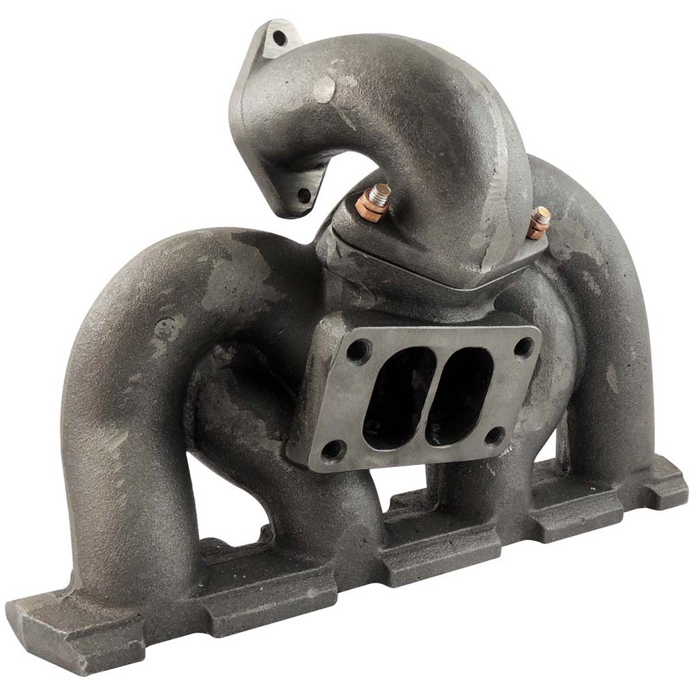 2.0L TSI / FSI T3 Twin Scroll Turbo Exhaust Manifold Transverse Engines + aluminum intake manifold - Black
