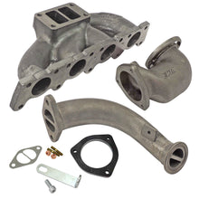 VW MKIV GTI T3 Twin Scroll Top Mount Turbo Manifold V-Band - EVOLUTION