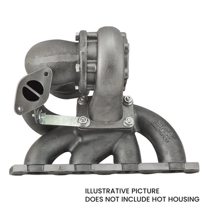 VW MKIV GTI T3 Twin Scroll Top Mount Turbo Manifold - EVOLUTION