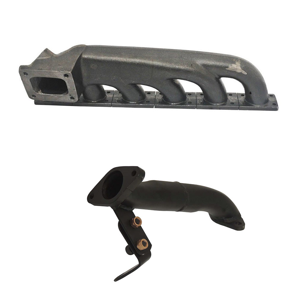 BMW E36 M3 S50 TU M5X Turbo Exhaust Manifold + WASTEGATE MOUNT WG 2 BOLT MOUNT