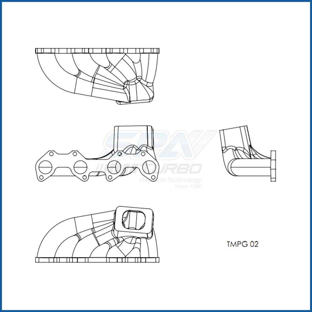 Peugeot Citroen PSA TU 8S 1.4L 1.6L T25 Turbo manifold - PRE SALE