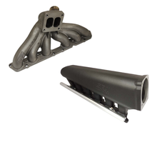 TOYOTA SUPRA LEXUS IS300 GS 2JZ-GE T4 TWIN SCROLL TURBO MANIFOLD + INTAKE MANIFOLD 12 INJECTOR
