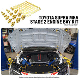 Stage 2 Titanium Hardware Engine Bay Kit - Toyota Supra MKV