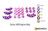 Scion XB (2003-2006) Titanium Dress Up Bolts Engine Bay Kit