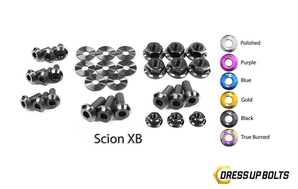 Scion XB (2007-2015) Titanium Dress Up Bolts Engine and Engine Bay Kit