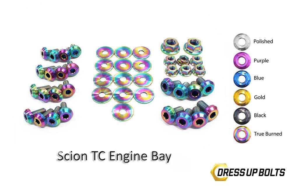 Scion tC (2005-2010) Titanium Dress Up Bolts Engine Bay Kit