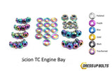 Scion tC (2005-2010) Titanium Dress Up Bolts Engine Bay Kit