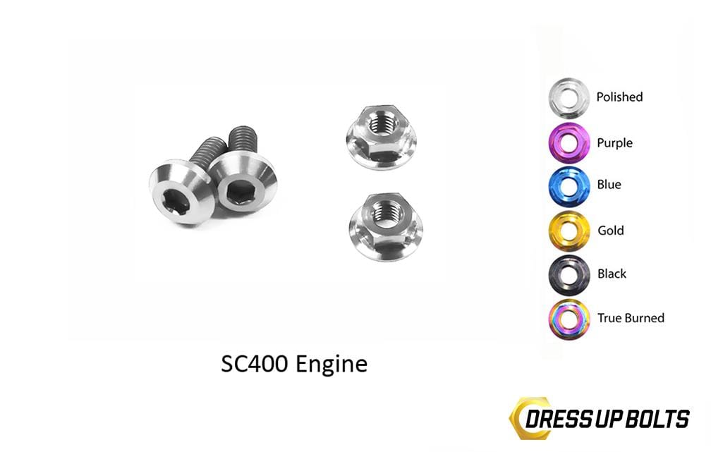 Lexus SC300/SC400 (1998-2000) 1UZ-FE VVTi Titanium Dress Up Bolts Engine Kit