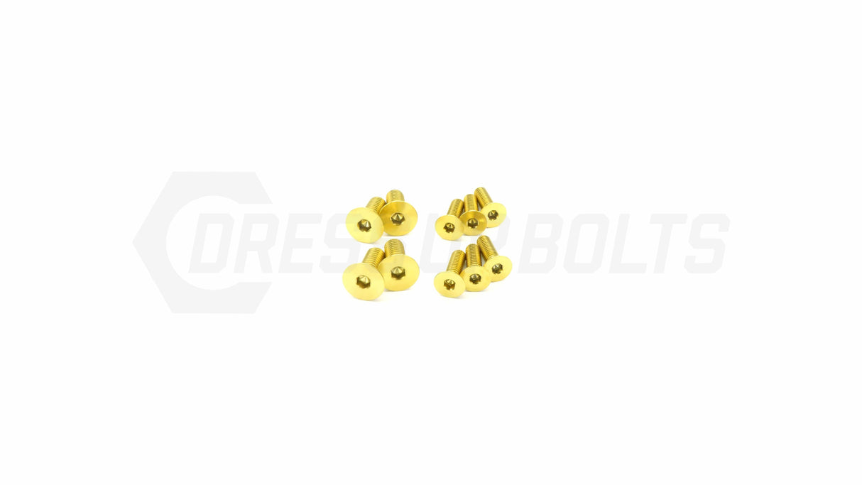 Dress Up Bolts Titanium Hardware Door Kit - Toyota Supra MKIII (1986-1992)