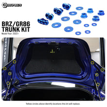 Titanium Hardware Trunk Kit - Toyota GR86/Subaru BRZ (2022+)