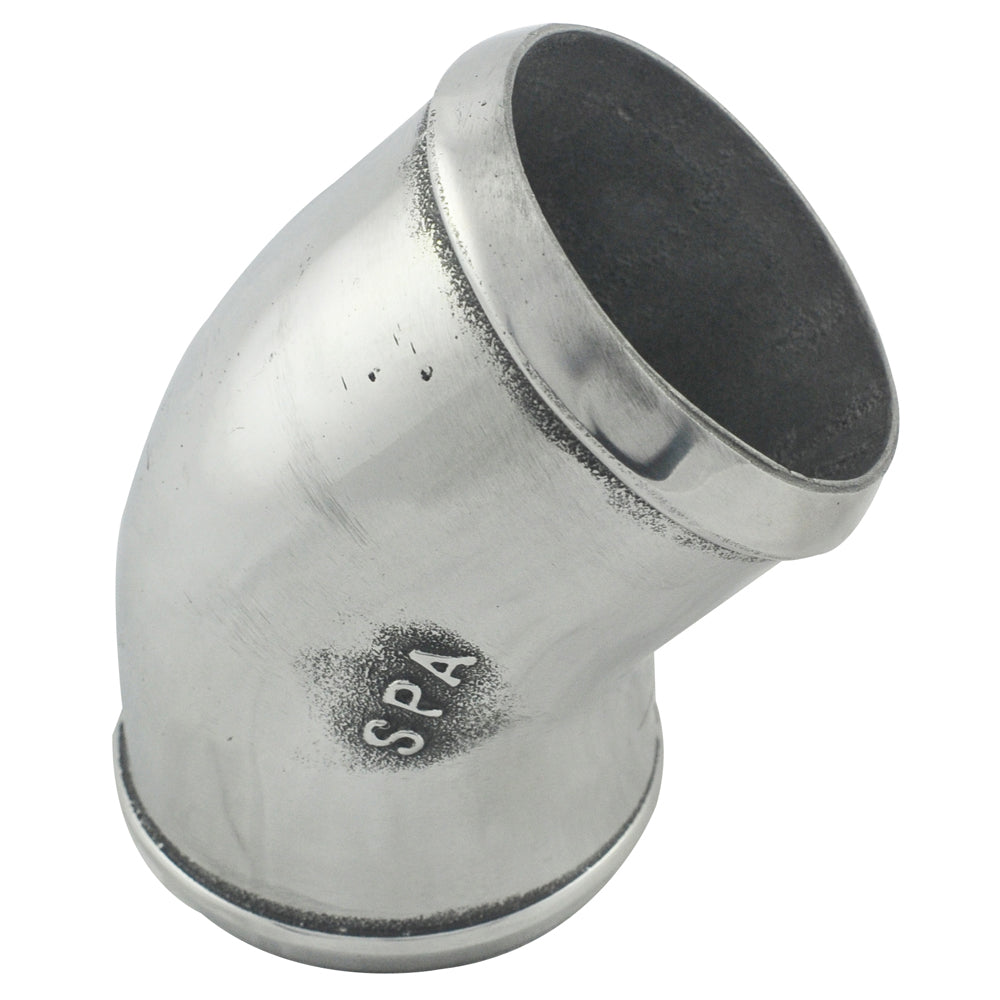 3" tight radius 45° elbow intake pipe