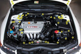 Acura TSX (2004-2008) Titanium Dress Up Bolts Engine Bay Kit