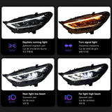 NTXGlow Projector Headlights (2017-2020 Ford Fusion)