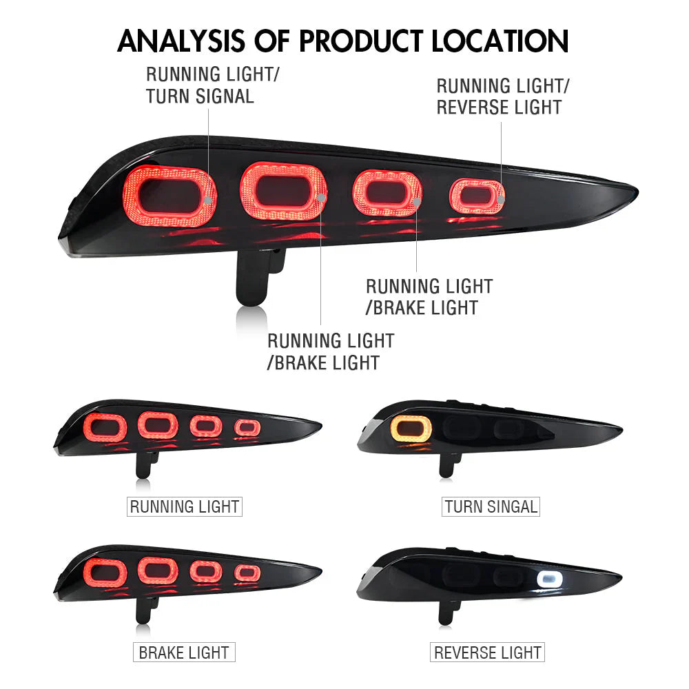 2020 - 2025 GR Supra LED Tail Lights – Start-Up & Sequential