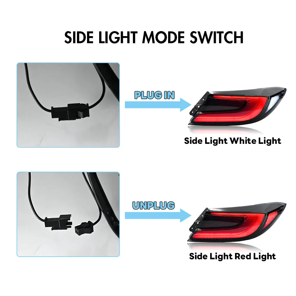 NTXGlow OEM Clear Style LED Tail Lights (2022-2025 Subaru GR86)