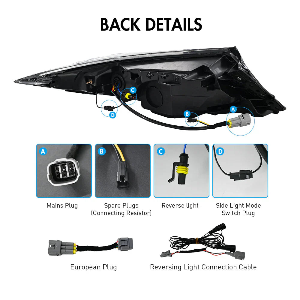 22 - 25 GR86 Oem Clear Style LED Tail Lights
