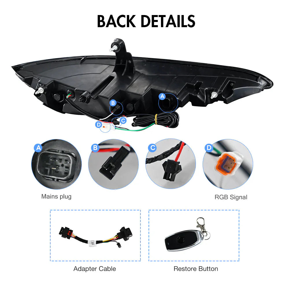 2020-2024 Toyota GR Supra RGB LED Tail Lights – A90 and A91